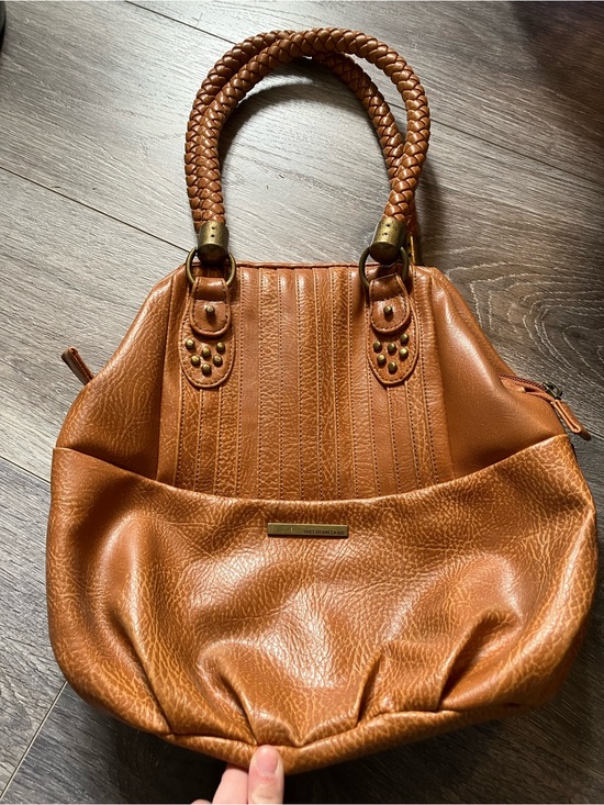 Matt And Nat Handbags - Matt by Matt & Nat, light brown vegan leather purse with braided straps